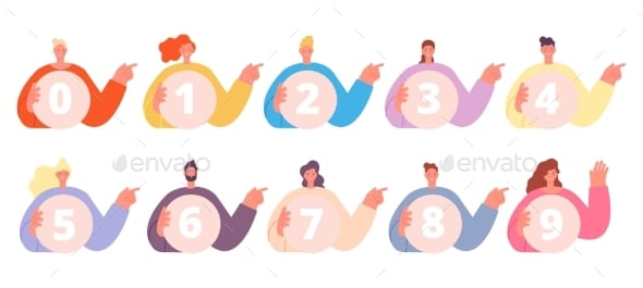 Counting Graphics, Designs & Templates | GraphicRiver