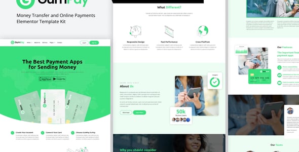 Money Transfer Website Templates | ThemeForest