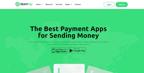 Money Transfer Website Templates | ThemeForest