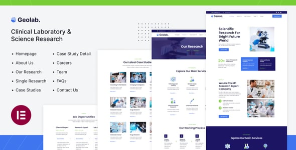 Clinical Research Website Templates | ThemeForest