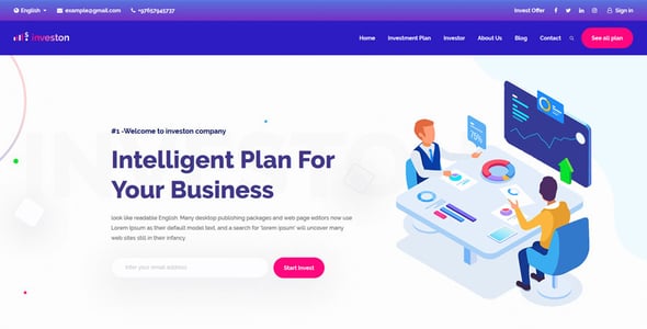 Business React Website Templates | ThemeForest