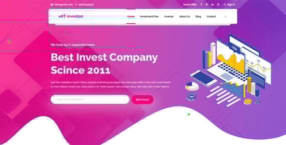 Business React Website Templates | ThemeForest
