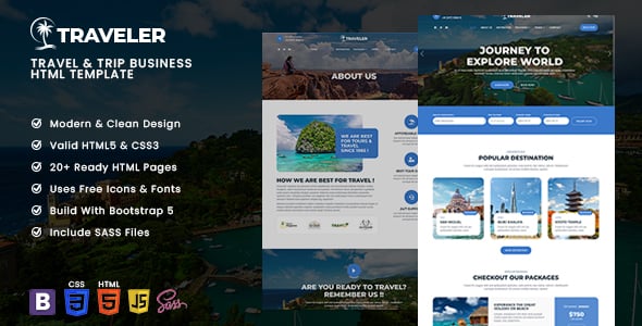 Travel HTML Website Templates | ThemeForest