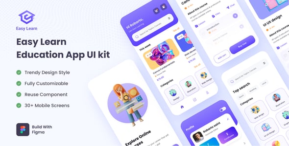 Education Figma Templates | ThemeForest