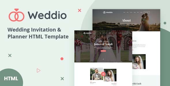 Wedding Invitation HTML Website Templates | ThemeForest