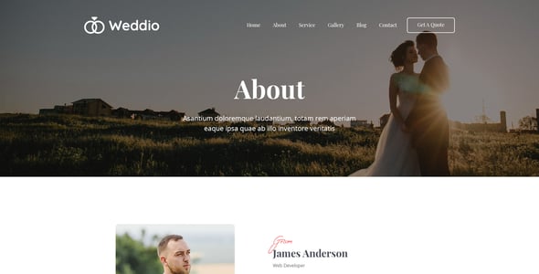 Wedding Invitation Website Templates | ThemeForest