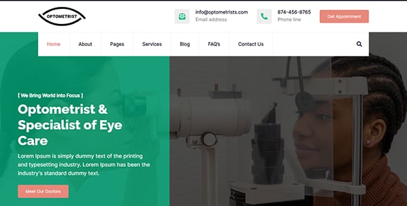 Optical Website Templates | ThemeForest