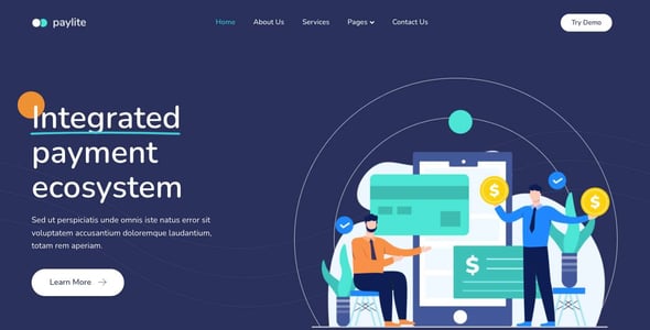 Payment Gateway Website Templates | ThemeForest