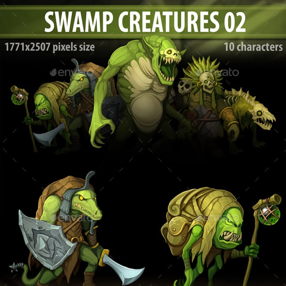 Creatures Graphics, Designs & Templates | GraphicRiver