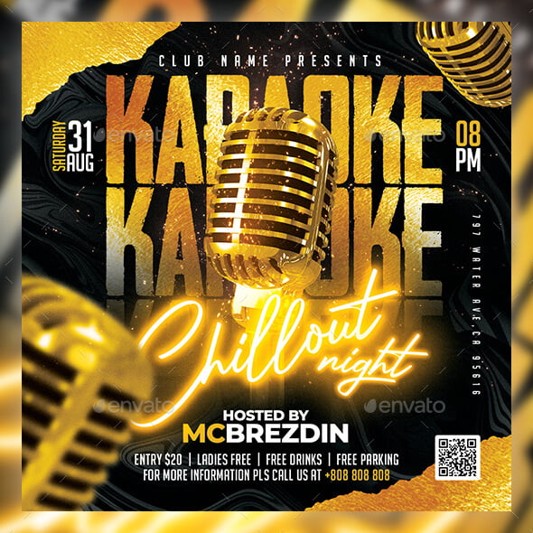 Karaoke Graphics, Designs & Templates | GraphicRiver