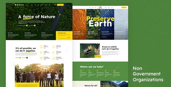 Environment Website Templates | ThemeForest