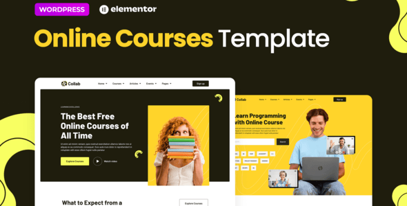 Course Detail Website Templates | ThemeForest