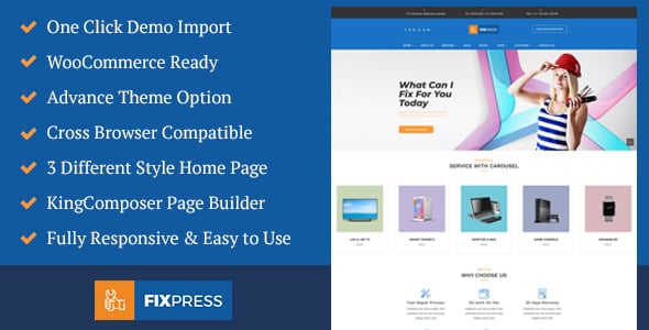 Phone Repair Website Templates | ThemeForest