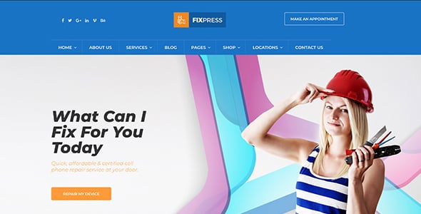 Phone Repair Website Templates | ThemeForest