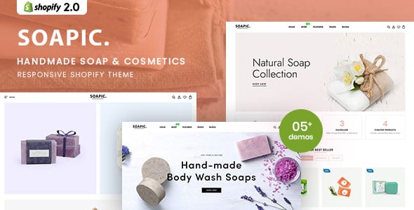 Handmade Soap Website Templates | ThemeForest