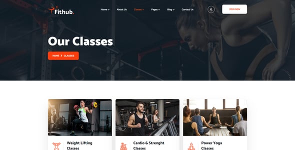 Gym HTML Website Templates | ThemeForest