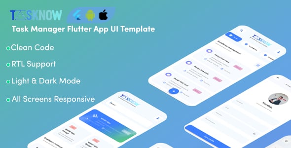 Make A Task Management Flutter App With Flutter Templates, Apps and ...