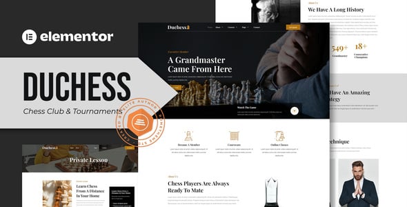 Chess Website Templates | ThemeForest