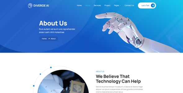 Robotics Website Templates | ThemeForest