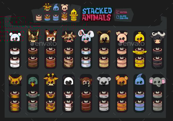 Stacking Graphics, Designs & Templates | GraphicRiver