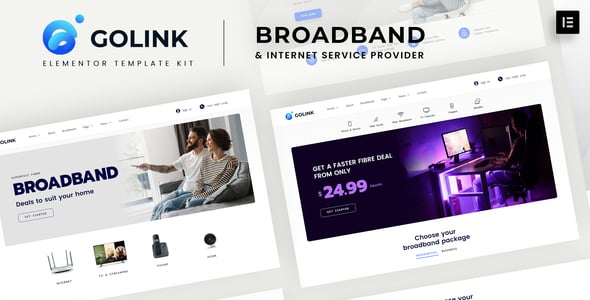 Internet Service Provider Website Templates | ThemeForest