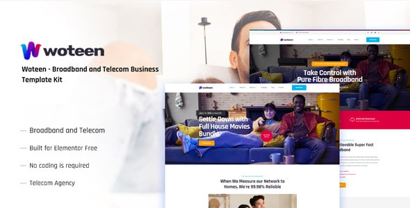 Telecom Website Templates | ThemeForest