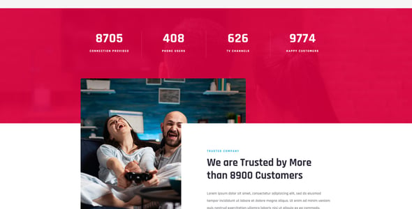 Telecom Website Templates | ThemeForest