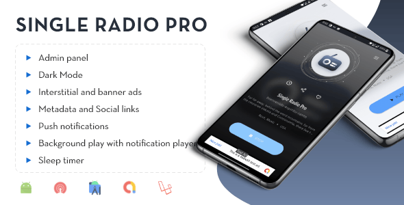 Radio Mobile App Templates | CodeCanyon