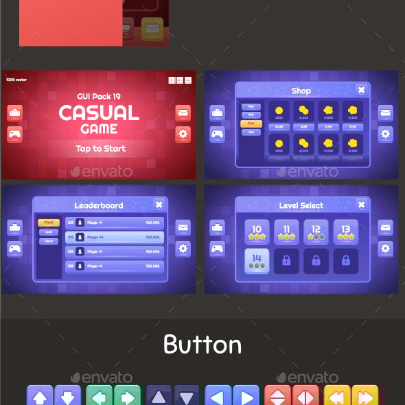 Game User UI Templates from GraphicRiver