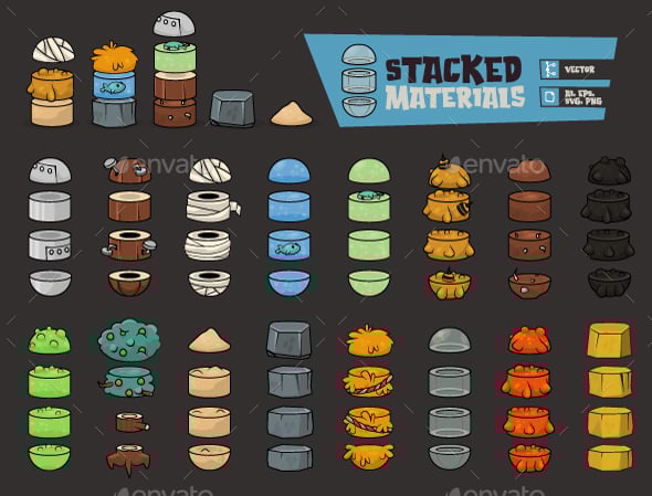 Stack Graphics, Designs & Templates | GraphicRiver