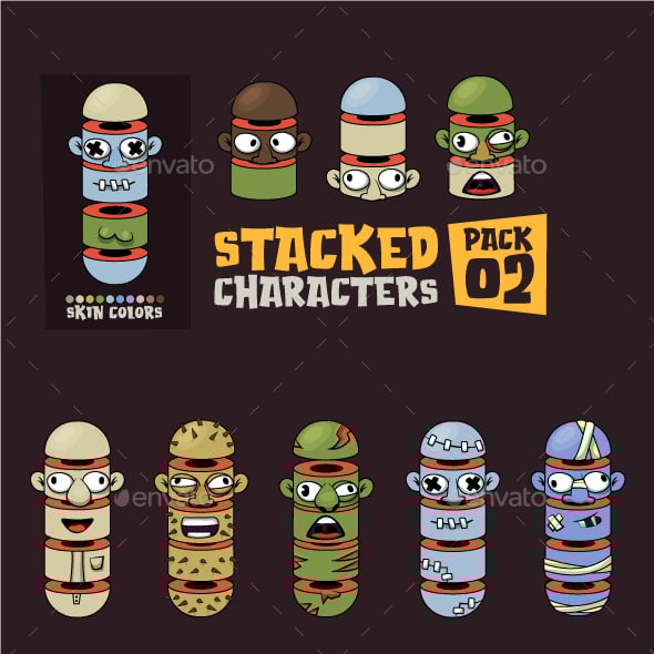 Stack Graphics, Designs & Templates | GraphicRiver