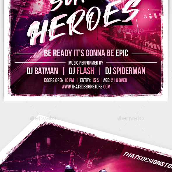 Comics Flyer Templates | GraphicRiver