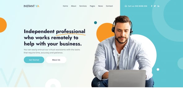 Virtual Assistant Website Templates | ThemeForest
