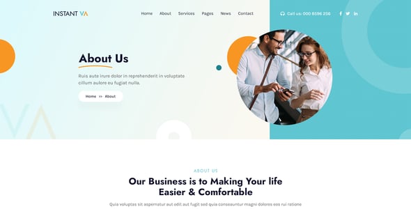 Virtual Assistant Website Templates | ThemeForest