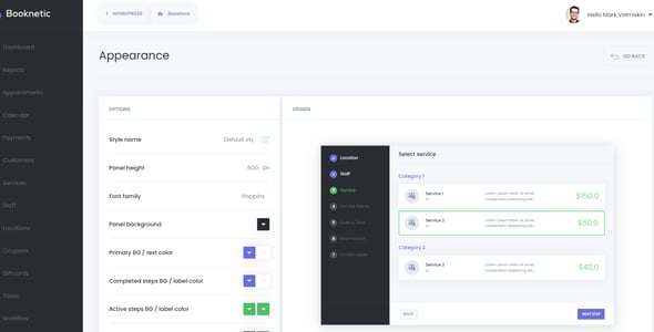 Booknetic - Appointment Booking & Scheduling, Calendar reservation (+ Multi-Vendor Booking / SaaS) preview 3