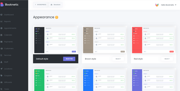 Booknetic - Appointment Booking & Scheduling, Calendar reservation (+ Multi-Vendor Booking / SaaS) preview 4