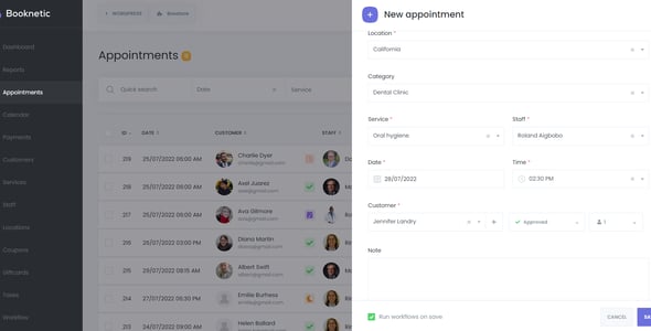 Booknetic - Appointment Booking & Scheduling, Calendar reservation (+ Multi-Vendor Booking / SaaS) preview 5