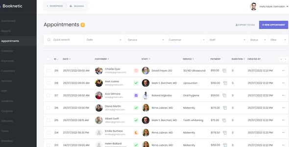 Booknetic - Appointment Booking & Scheduling, Calendar reservation (+ Multi-Vendor Booking / SaaS) preview 6