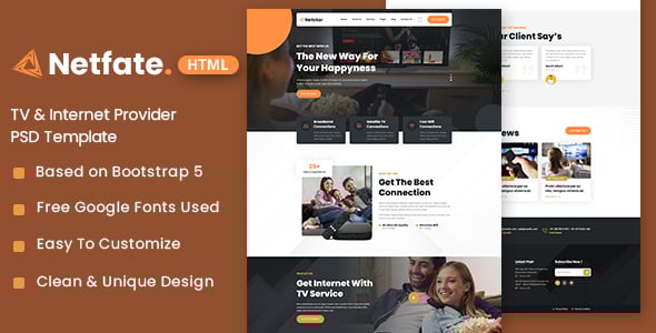 Internet Provider Website Templates | ThemeForest