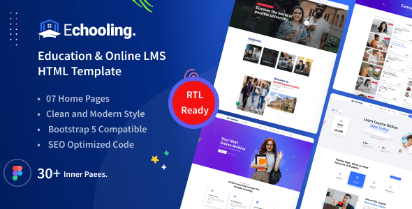Education HTML Template Website Templates | ThemeForest