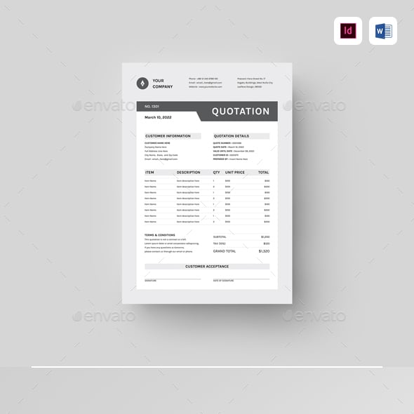 Quotation Graphics, Designs & Templates | GraphicRiver