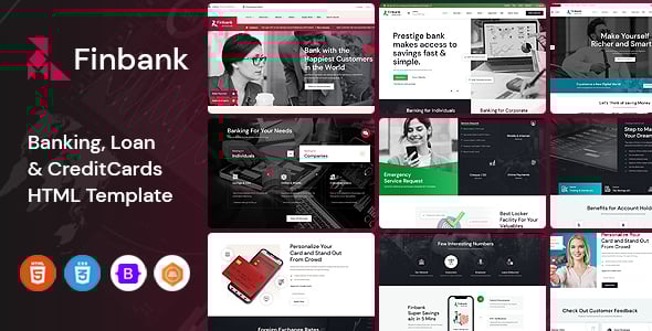 Banking Website Templates | ThemeForest