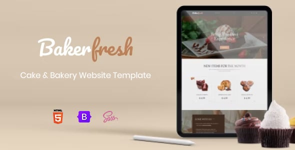 Bakery HTML Website Templates | ThemeForest
