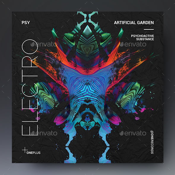 Psytrance Graphics, Designs & Templates | GraphicRiver