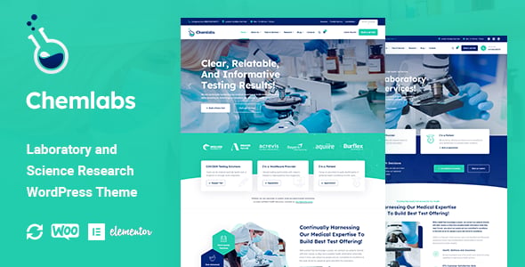 Laboratory Website Templates | ThemeForest