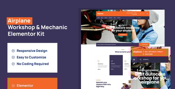 Airplane Website Templates | ThemeForest