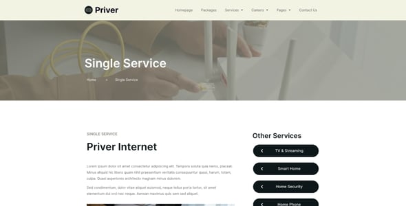Internet Service Provider Website Templates | ThemeForest
