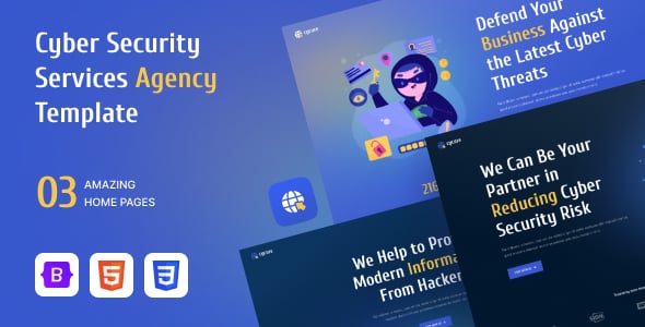 Cyber Security Website Templates | ThemeForest