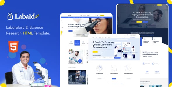 Laboratory HTML Website Templates | ThemeForest