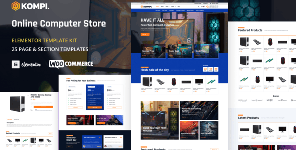 Computer Store Website Templates | ThemeForest